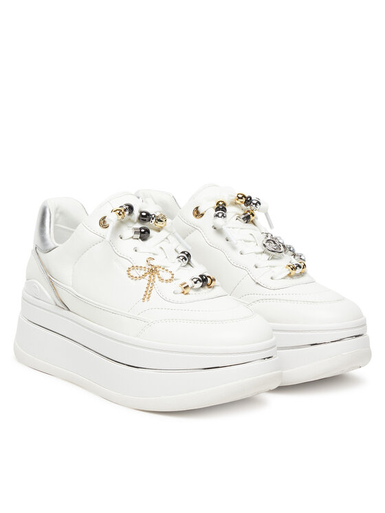 MICHAEL Michael Kors MICHAEL Michael Kors Sneakersy Hayes 43F5HYFS2L Biela