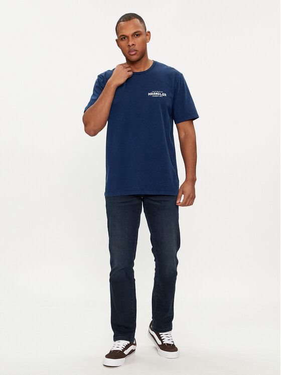 Wrangler Wrangler T-Shirt Graphic 112350530 Dunkelblau Regular Fit