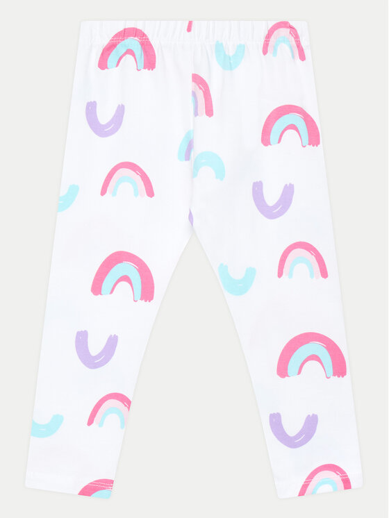 OVS OVS 2er-Set Leggings 1975843 Weiß Slim Fit