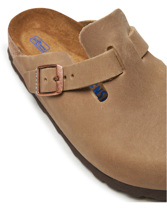Birkenstock Birkenstock Papucs Boston zamsz 1019484 Barna