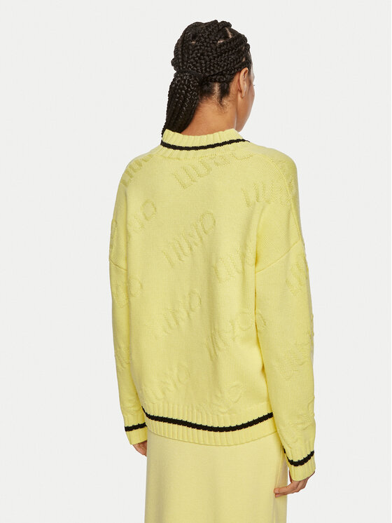 Liu Jo Liu Jo Sweater TF4169 MS55L Sárga Regular Fit
