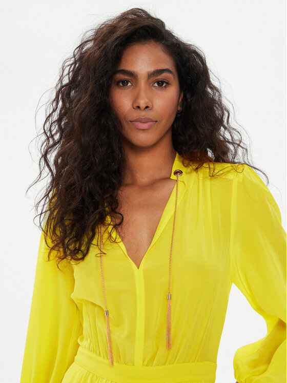 Liu Jo Liu Jo Igapäevane kleit CA4061 T5853 Kollane Regular Fit
