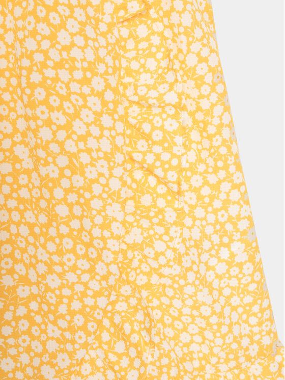 Vero Moda Girl Vero Moda Girl Obleka 10287397 Rumena Regular Fit