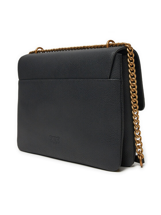 PINKO PINKO Ročna torba Love One Soft Big AI 24-25 PLTT 104527 A29Q Črna