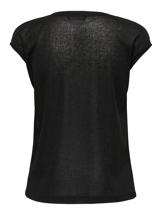 ONLY ONLY T-Shirt Silvery 15136069 Czarny Loose Fit