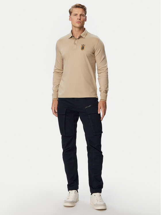 Aeronautica Militare Aeronautica Militare Polo särk 262PO1940UJ00663 Pruun Regular Fit
