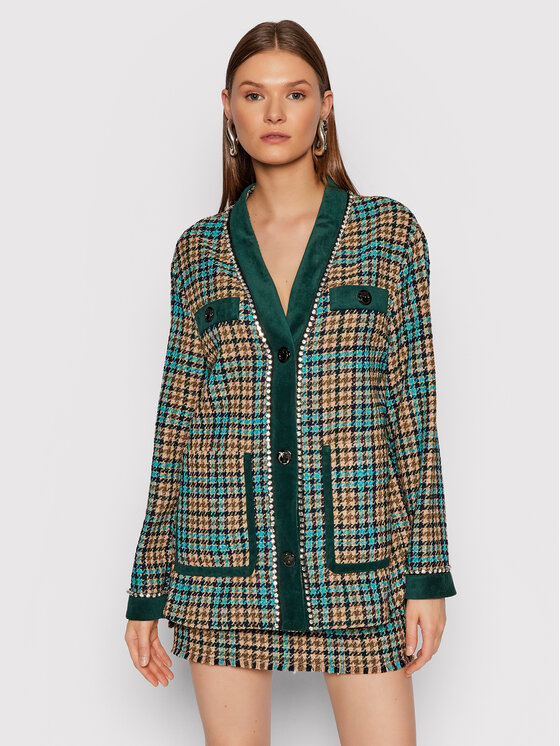PINKO Pinko Švarkas Taidong AI 21-22 BLK01 1G16UU 8572 Spalvota Regular Fit