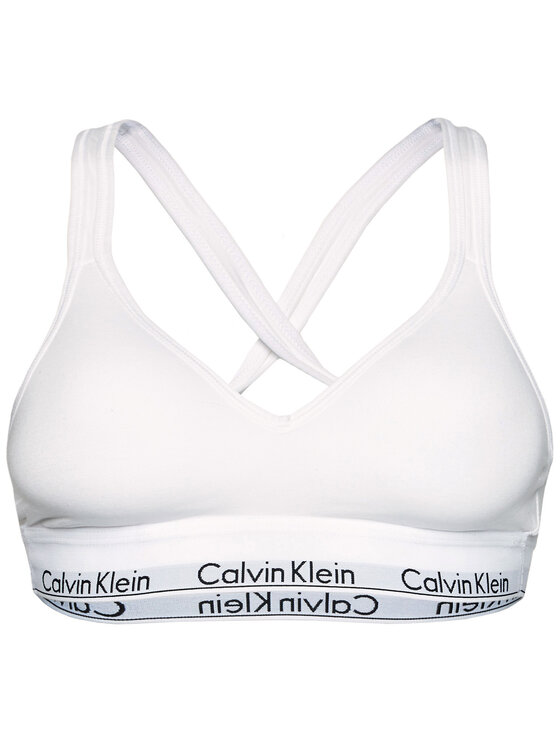 Calvin Klein Underwear Calvin Klein Underwear Сутиен-топ 000QF1654E Бял