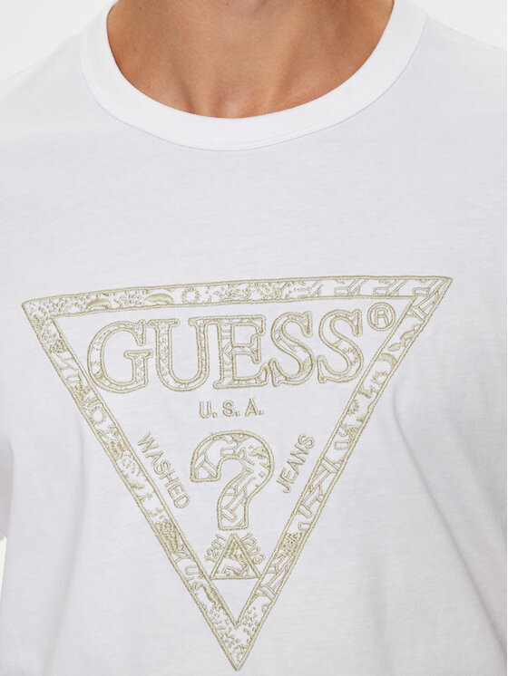 Guess Guess T-shirt M4YI26 K8FQ4 Bianco Reglan Fit
