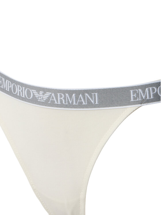 Emporio Armani Underwear Emporio Armani Underwear Stringų komplektas EW000405 AF19026 M0082 Balta