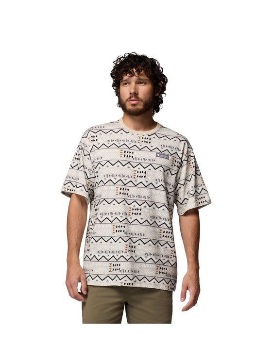 Columbia Columbia T-Shirt 215507 Beżowy Regular Fit