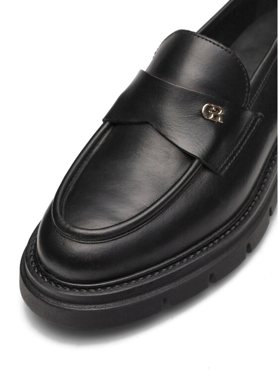GINO ROSSI GINO ROSSI Loafersy GRACE-I23-26372PE Czarny
