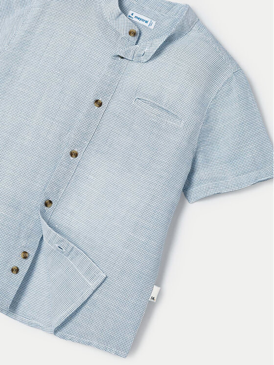 Mayoral Mayoral Camicia 3113 Blu Regular Fit