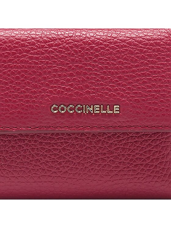 Coccinelle Coccinelle Portfel Metallic S1 Czerwony