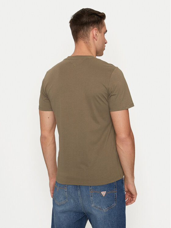SCHOTT N.Y.C. SCHOTT N.Y.C. Tričko TSCLAWS1 Kaki Regular Fit