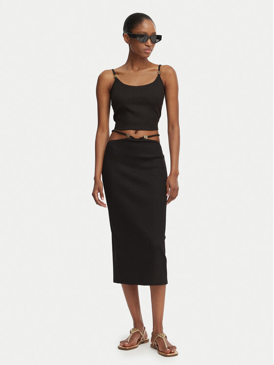 Guess Guess топ E6GP01 KG322 Черен Slim Fit