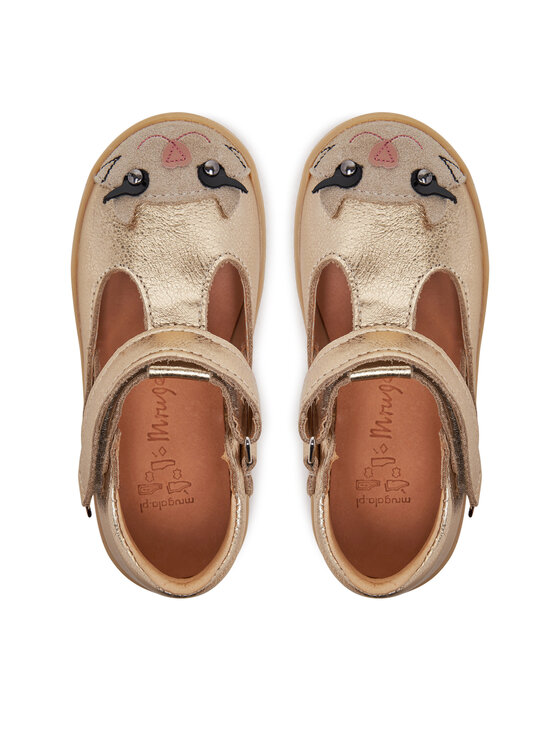 Mrugała Mrugała Halbschuhe Tola 2280/5-22 Goldfarben