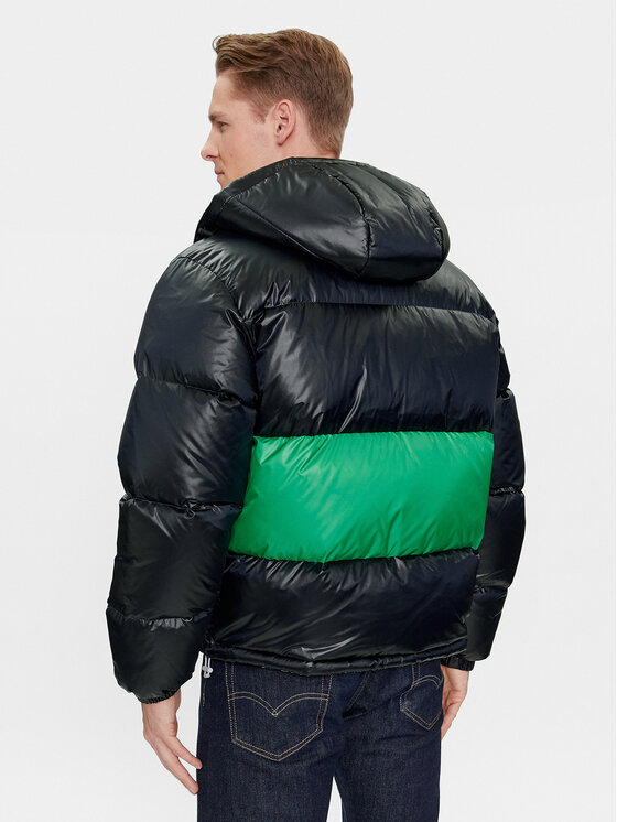 Lacoste Lacoste Μπουφάν πουπουλένιο BH1639 Μαύρο Regular Fit