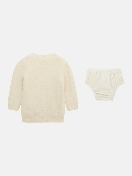 Guess Kids Guess Kids Sukienka codzienna 179103 Biały Classic Fit