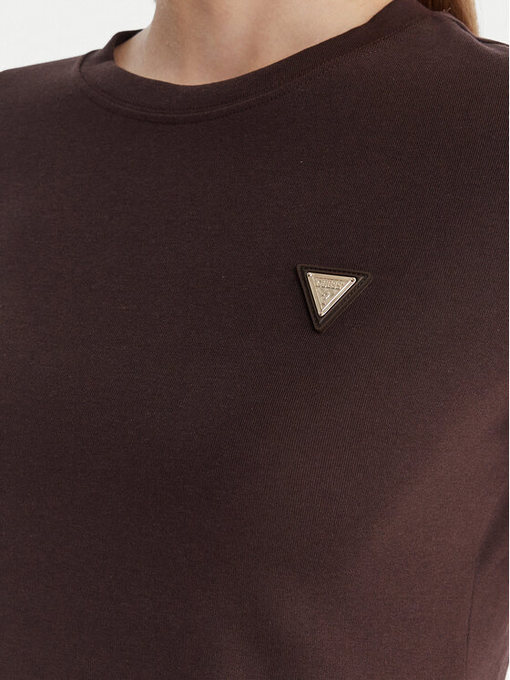 Guess Guess T-shirt V6RI17 KD741 Marrone Regular Fit