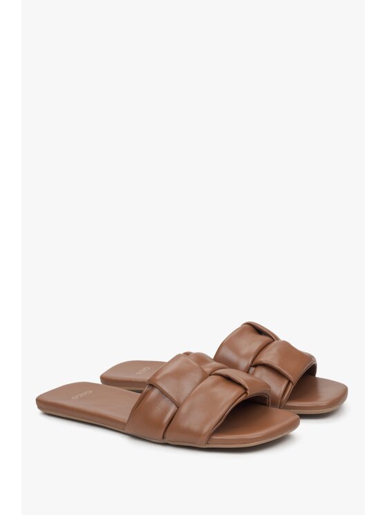 Estro Estro Παντόφλες ER00115213 Καφέ