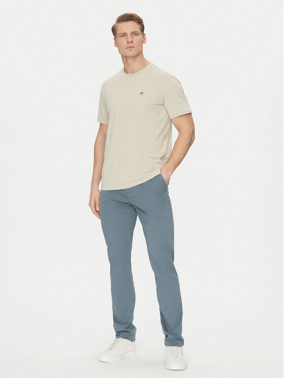 Napapijri Napapijri Chinosy M-Puyo NP0A4H98 Zielony Slim Fit