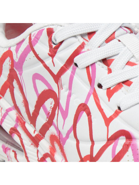 Skechers Skechers Sneakersy Uno Spread The Love 155507/WRPK Bílá