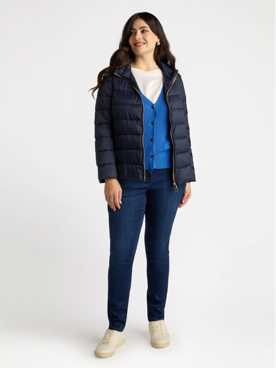 Fiorella Rubino Fiorella Rubino Giubbotto piumino F307T001320N034 Blu Regular Fit