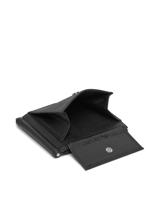 Emporio Armani Emporio Armani Portofel Mic pentru Bărbați Y4R502 Y138E 81072 Negru