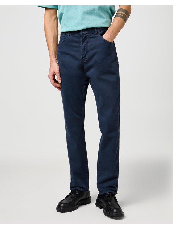 Wrangler Wrangler Jeansy TEXAS SLIM Niebieski Straight Leg