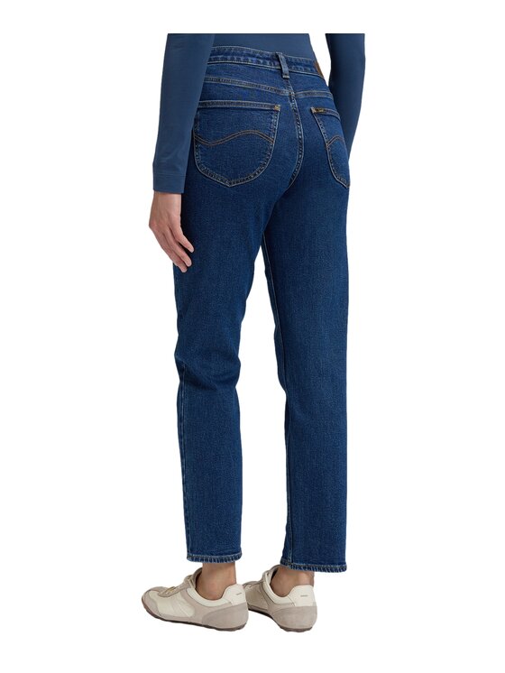 Lee Lee Jeansy 112386138 Niebieski Straight Leg