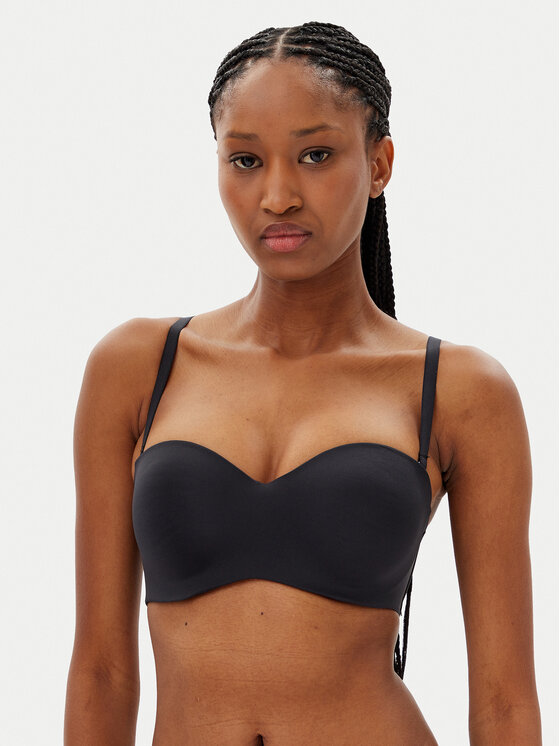Hunkemöller Hunkemöller Sutien Push-up Smooth 206740 Negru