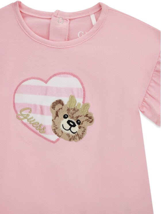 Guess Guess Haljina za svaki dan A6GK01 K6YW4 Ružičasta Regular Fit