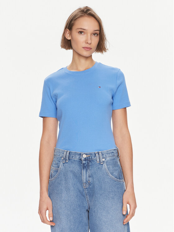 T-Shirt Tommy Hilfiger, Größe S Blau New Cody WW0WW40587