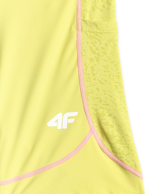 4F 4F Szorty sportowe ACTIVE BY NATURE Zielony Slim Fit