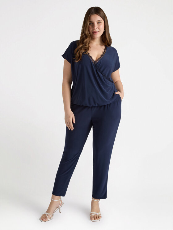 Fiorella Rubino Fiorella Rubino Pantaloni di tessuto P807L002091N034 Blu Regular Fit