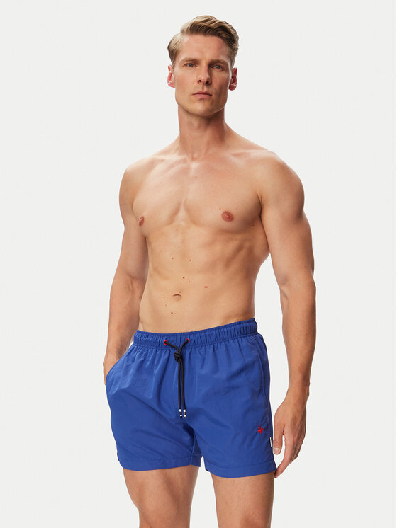Beverly Hills Polo Club Beverly Hills Polo Club Pantaloni scurți pentru înot P-SS26M-UNION-0272 Albastru Regular Fit