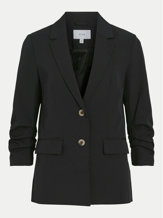 Vila Vila Sakko Mary 14096223 Schwarz Regular Fit