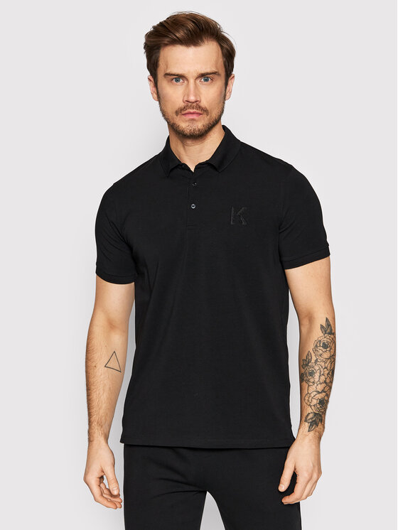 KARL LAGERFELD Polo 745890 Crna Regular Fit