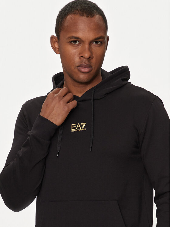 EA7 Emporio Armani EA7 Emporio Armani Mikina 8NPM32 PJVRZ 0208 Černá Regular Fit