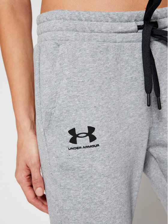 Under Armour Under Armour Spodnie dresowe Ua Rival 1356416 Szary Loose Fit