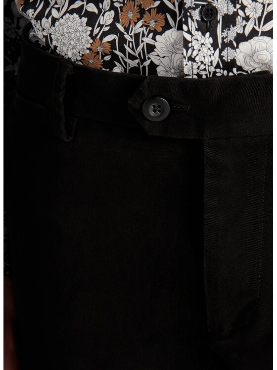 Pako Lorente Pako Lorente Spodnie materiałowe P25WB-WX-001 Czarny Classic Fit