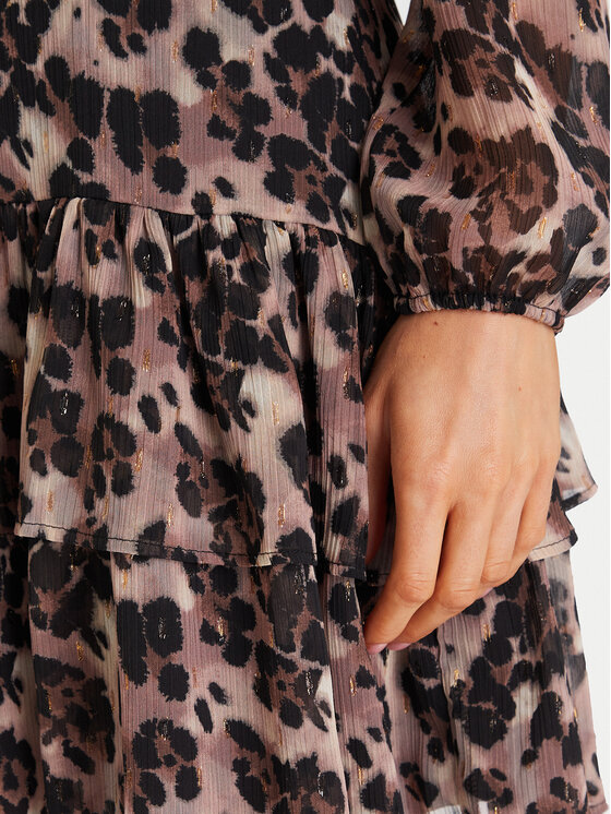 Morgan Morgan Kleid für den Alltag 252-RLEOL.F Braun Regular Fit