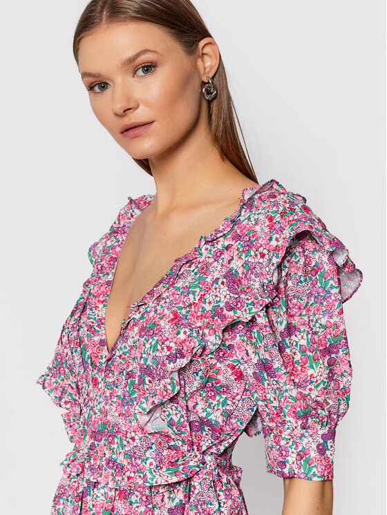 For Love & Lemons For Love & Lemons Sommerkleid Katarina CD2383 Rosa Regular Fit