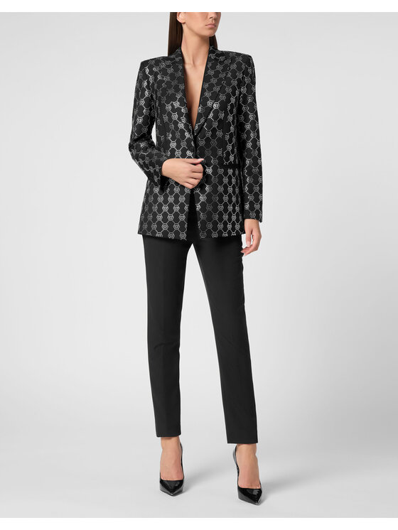 PHILIPP PLEIN PHILIPP PLEIN Sako 18789 Čierna Loose Fit