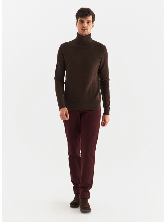 Pako Lorente Pako Lorente Sweter P22WF-2X-011 Brązowy Regular Fit