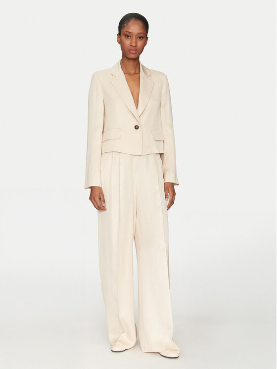 Marella Marella Giacca da abito Salvia 2515041121 Beige Regular Fit