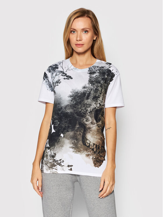 Mr. GUGU & Miss GO Mr. GUGU & Miss GO T-Shirt Unisex Dead Nature Grau Regular Fit