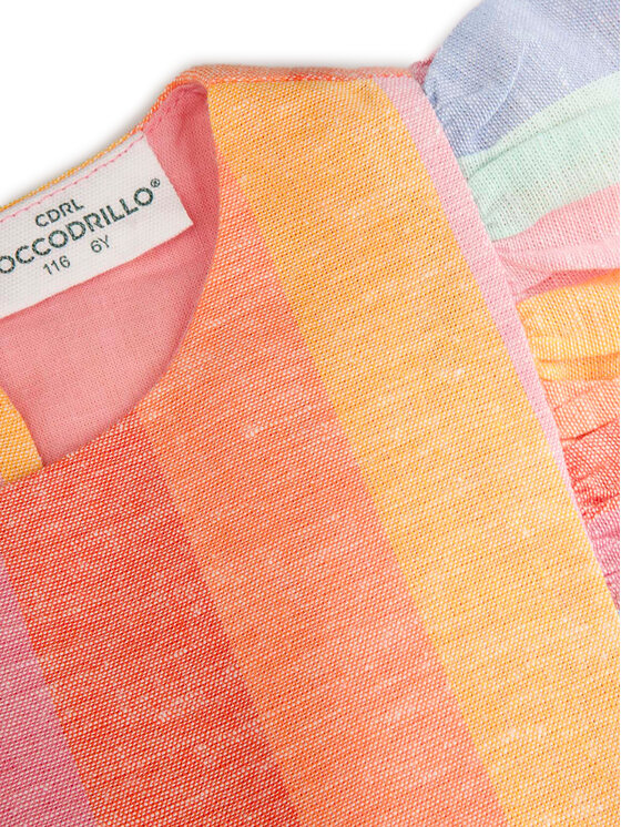 Coccodrillo Coccodrillo Sukienka letnia WC5128201TGK Kolorowy Regular Fit