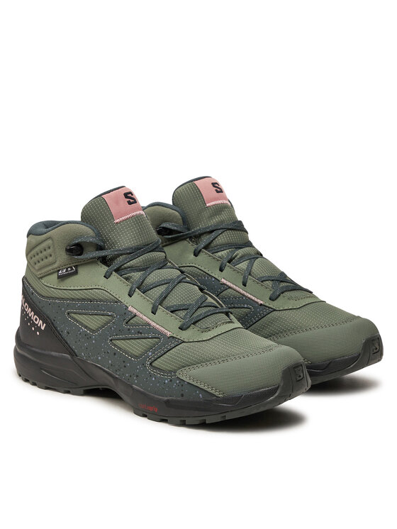 Salomon Salomon Trekkingschuhe Outway Mid Climasalomon™ Waterproof L47561700 Grün